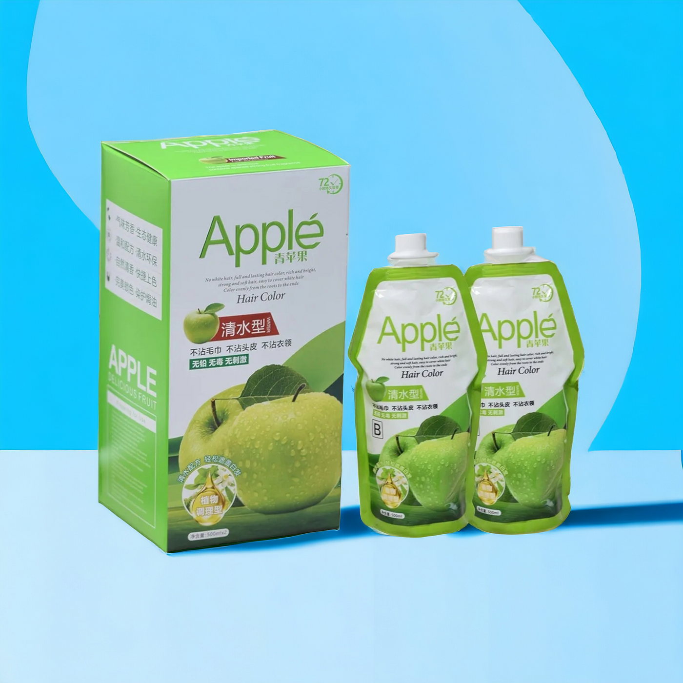 Apple hair color ( 1000ml ) (Amonia Free)